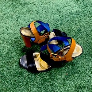 Used coach sanders3 inch heels